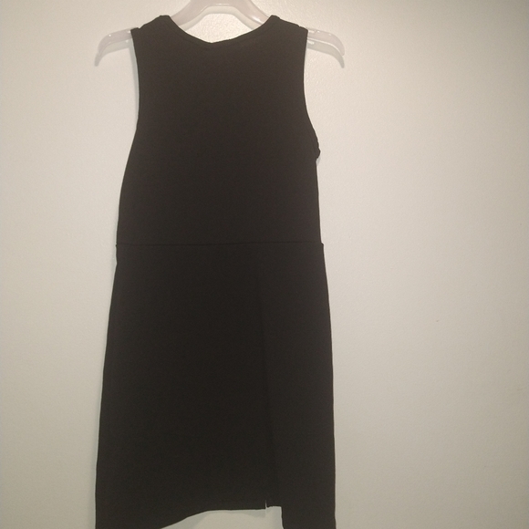Aqua Youth Solid Black A-line Sleeveless Dress - Picture 8 of 16